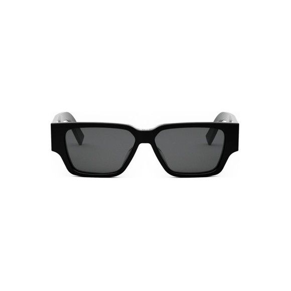 Dior Rectangular Black Sunglasses With Angular Frame - NWT - Picture 1 of 2